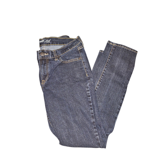 Old Navy Flirt Blue Denim Jeans Women's Size 8 Short - Picture 1 of 9